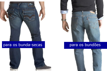 Moda para homens calça jeans
